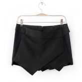 shorts assimétrico preto 42 ao 44