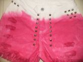 shorts rosa degradê veste 38 e 40